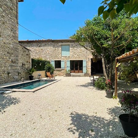 Mazet En Provence Pour 4, Piscine Chauffee Privee, Jardin Clos Prive, Barbecue, Chiens Admis Sainte-Jalle Eksteriør billede