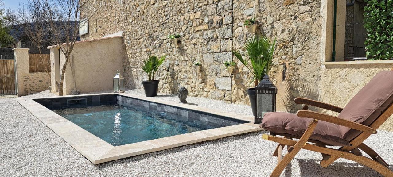 Le Mazet Sainte-Jalle, Piscine Chauffee, Jardin Clos, Barbecue En Baronnies Provencales Eksteriør billede