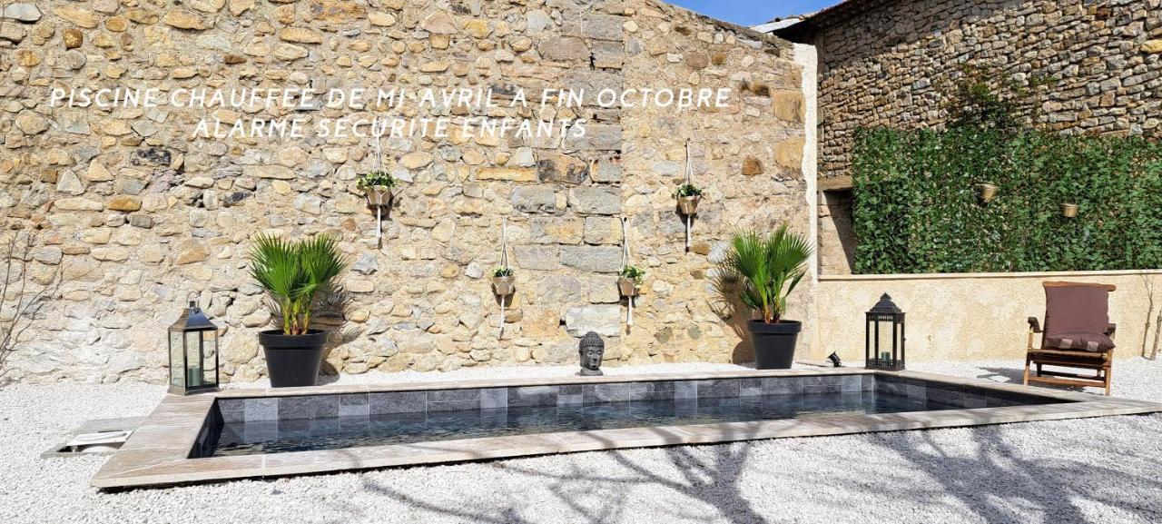 Le Mazet Sainte-Jalle, Piscine Chauffee, Jardin Clos, Barbecue En Baronnies Provencales Eksteriør billede